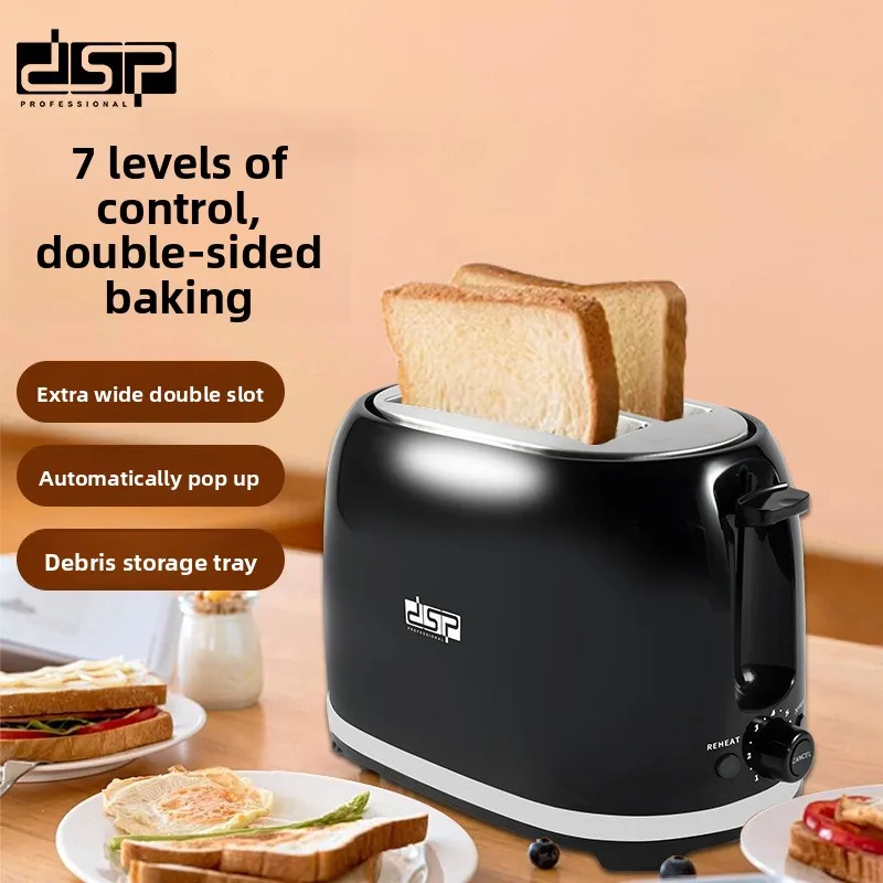 DSP bread machine toaster bread machine breakfast machine European standard cross-border black export toaster hot model
DSP bread machine toaster bread machine breakfast machine European standard cross-border black export toaster hot model