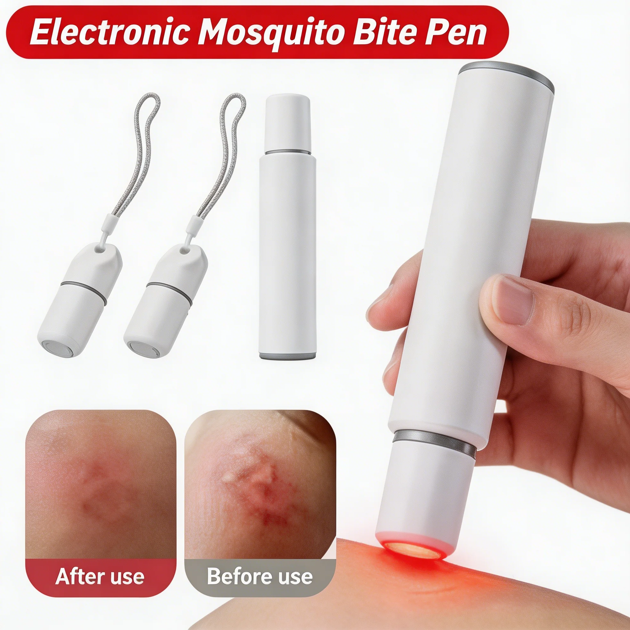 New Electronic Mosquito Bite Pen Chemical-Free Bug Bite Itch Relief Pen Anti-Itch Pen Adult Children for Camping Travel Outdoor
New Electronic Mosquito Bite Pen Chemical-Free Bug Bite Itch Relief Pen Anti-Itch Pen Adult Children for Camping Travel Outdoor