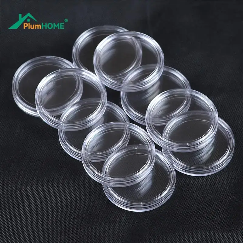 10PCS Transparent Small Round Commemorative Coin Holder For Coin Collection Plastic Clear Coin Capsules Box Dia.25mm 32mm 35mm
10PCS Transparent Small Round Commemorative Coin Holder For Coin Collection Plastic Clear Coin Capsules Box Dia.25mm 32mm 35mm