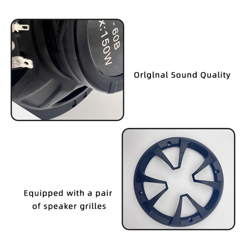 6.5Inch Full Frequency Car Coaxial Speaker Automotive Vehicle Coaxial Speaker
6.5Inch Full Frequency Car Coaxial Speaker Automotive Vehicle Coaxial Speaker