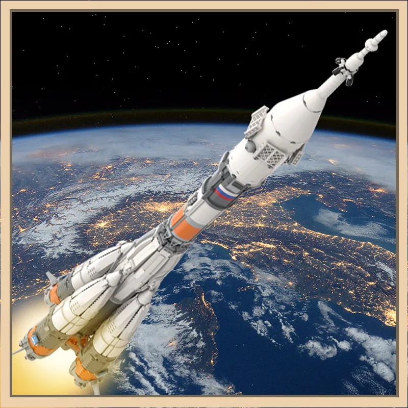 MOC-109502 Building Blocks Sojus-FG Rocket Space Aviation gift Educational building blocks Set
MOC-109502 Building Blocks Sojus-FG Rocket Space Aviation gift Educational building blocks Set