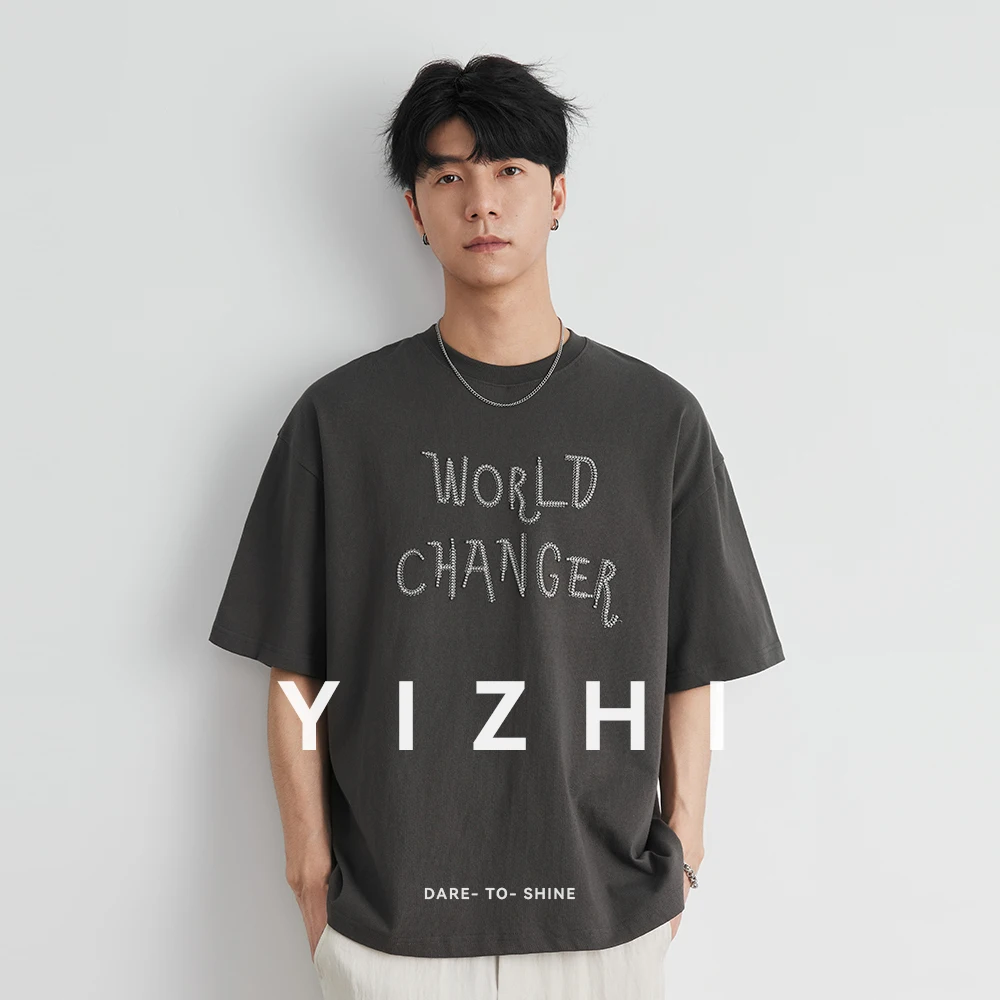 Men's Cotton Letter Embroidered T-shirt 2025 Summer New Fashion Retro Korean Breathable Loose Half Sleeve Top Brand Clothing
Men's Cotton Letter Embroidered T-shirt 2025 Summer New Fashion Retro Korean Breathable Loose Half Sleeve Top Brand Clothing