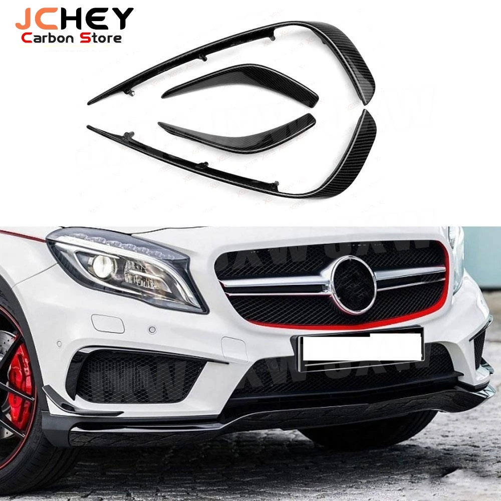 JCHEY For Benz GLA Class X156 GLA200 GLA260 GLA45 2014-2017 Carbon Fiber Front Bumper Air Vent Cover Trims ABS
JCHEY For Benz GLA Class X156 GLA200 GLA260 GLA45 2014-2017 Carbon Fiber Front Bumper Air Vent Cover Trims ABS
