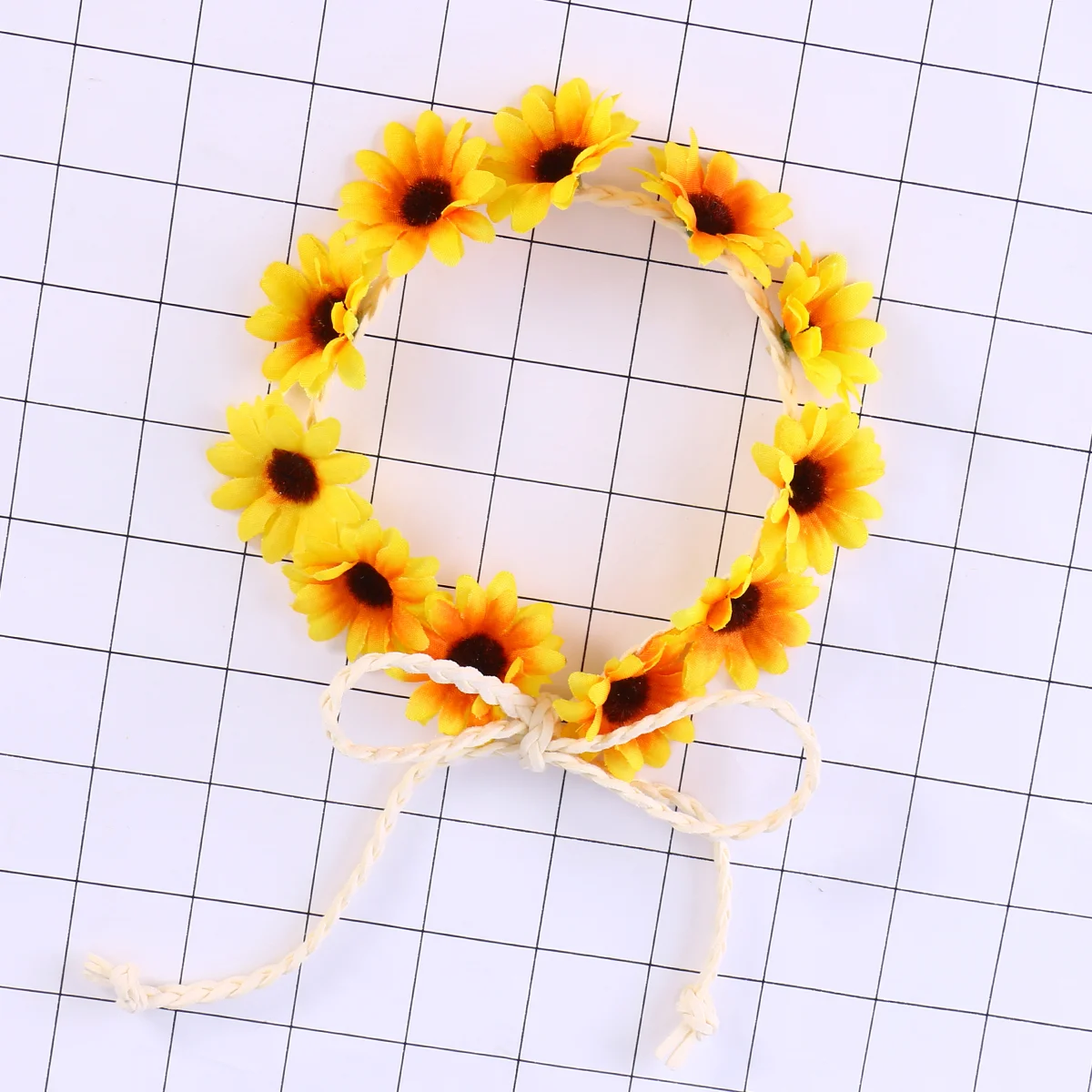 Floral Headband Daisy Flower Crown Hair Wreath Bridal Headpiece Festivals Hair Band (Yellow) flower headband
Floral Headband Daisy Flower Crown Hair Wreath Bridal Headpiece Festivals Hair Band (Yellow) flower headband