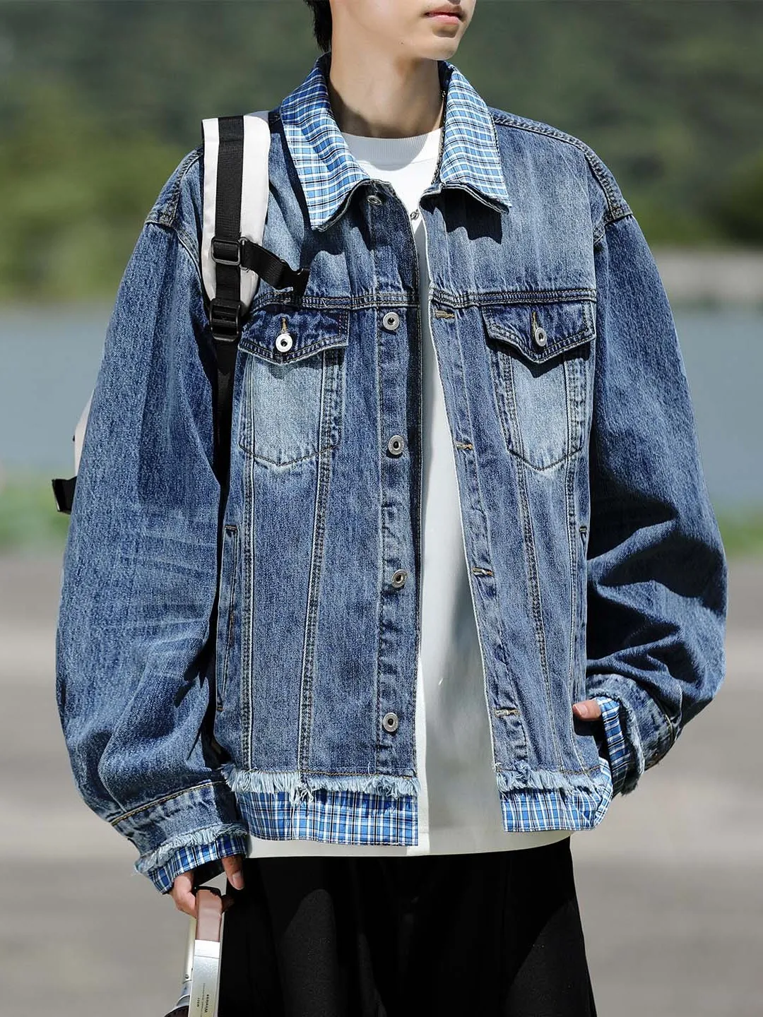 Мужская джинсовая куртка Waed: весенне-осенняя, повседневная, спортивная, молодежная, модная, брендовая верхняя одежда с длинными рукавами, ветрозащитная
Мужская джинсовая куртка Waed: весенне-осенняя, повседневная, спортивная, молодежная, модная, брендовая верхняя одежда с длинными рукавами, ветрозащитная