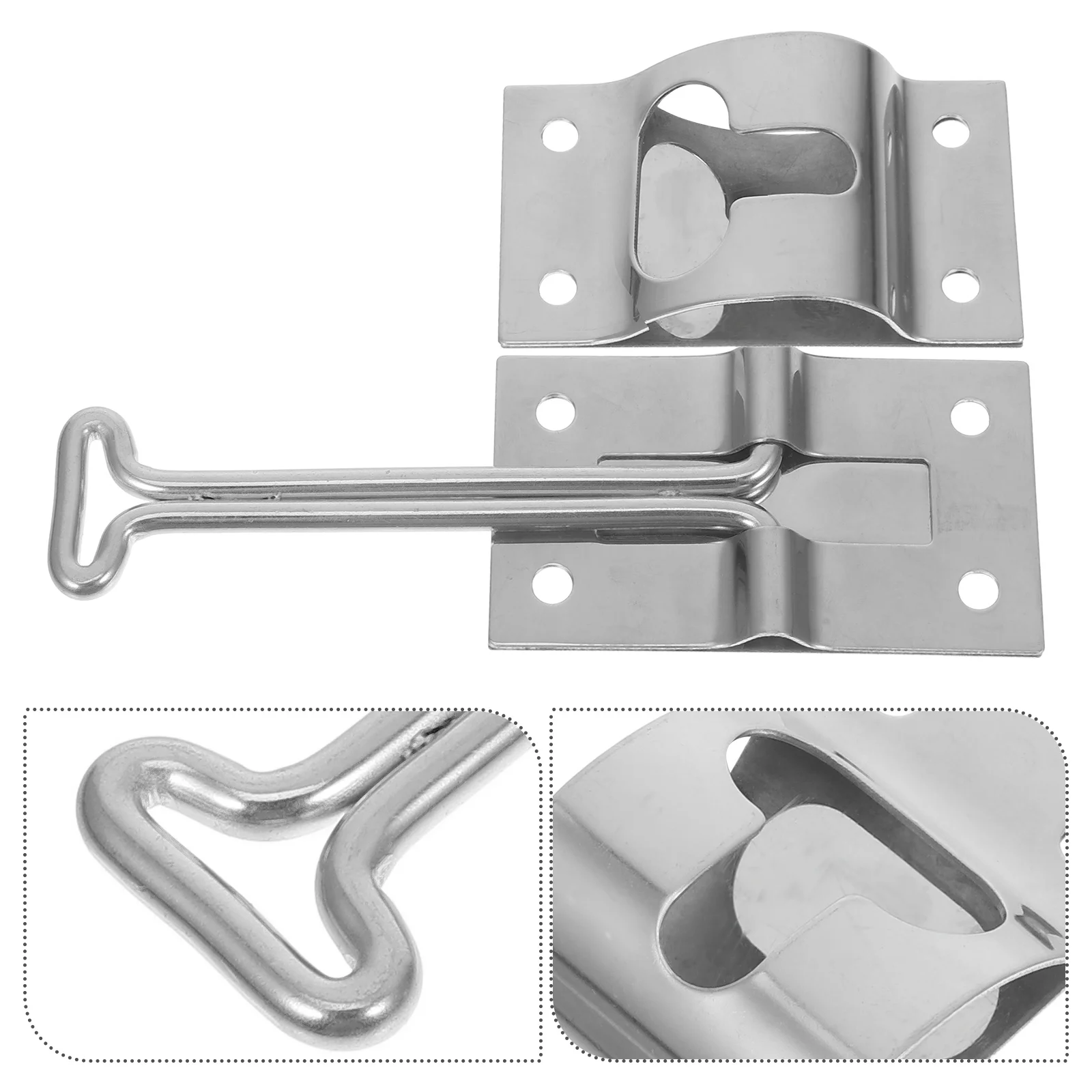 1 Set 4 Inch Stainless Steel Trailer Door Latch Windproof Door Holder For Cargo Trailer Heavy Duty Metal Hardware
1 Set 4 Inch Stainless Steel Trailer Door Latch Windproof Door Holder For Cargo Trailer Heavy Duty Metal Hardware