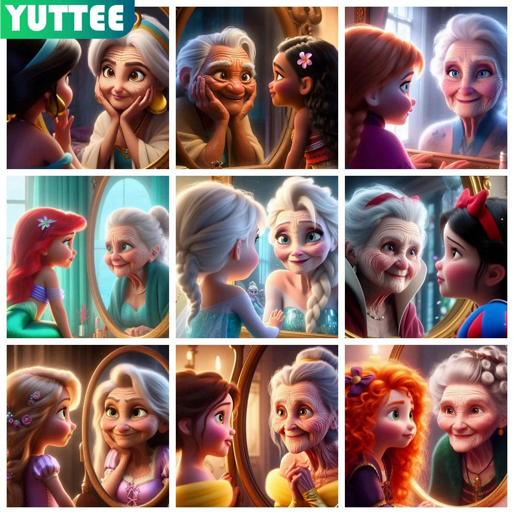 Elderly Disney Princess 5D DIY Diamond Painting Embroidery Cartoon Girl Cross Stitch Mosaic Handmade Home Decor New Collection
Elderly Disney Princess 5D DIY Diamond Painting Embroidery Cartoon Girl Cross Stitch Mosaic Handmade Home Decor New Collection