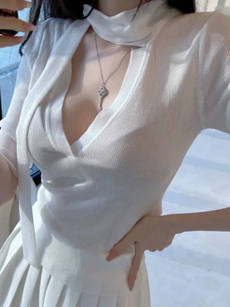 Autumn/winter Korean Version New Scarf Collar Mid Sleeve Pullover Women Cinching Waist Solid Slim Knitted Short Top F294
Autumn/winter Korean Version New Scarf Collar Mid Sleeve Pullover Women Cinching Waist Solid Slim Knitted Short Top F294
