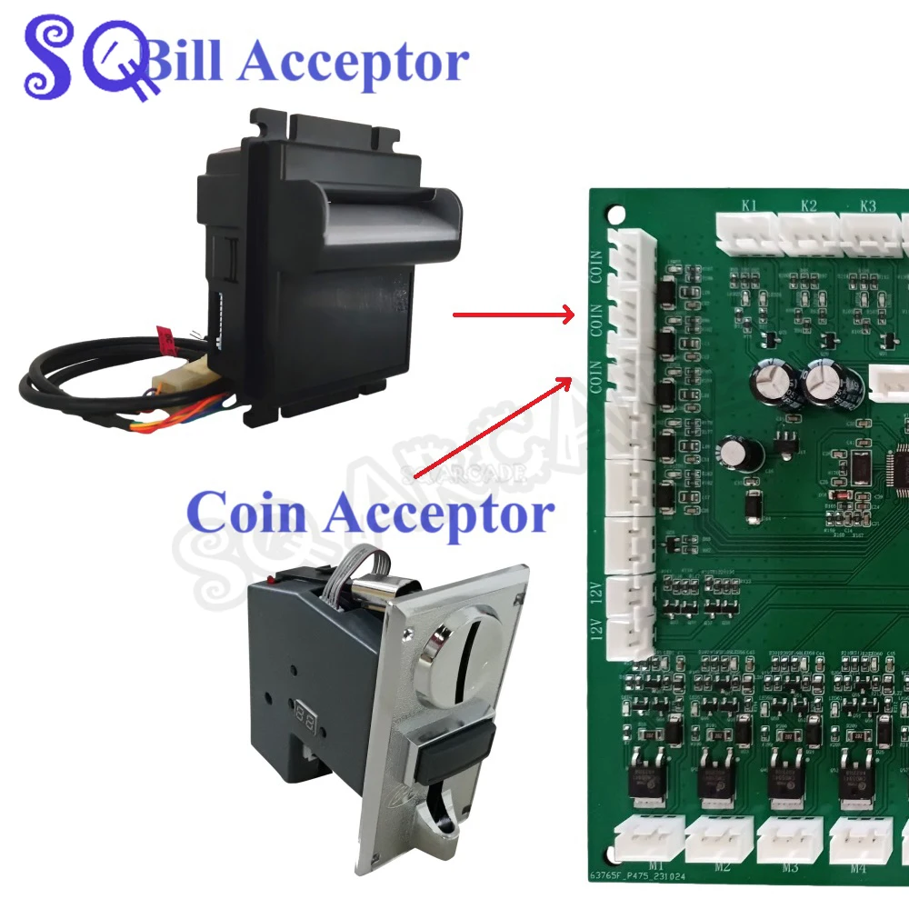 Coin operated vending machine JY-12 sensor pulse control 1-12 channel control board
Coin operated vending machine JY-12 sensor pulse control 1-12 channel control board