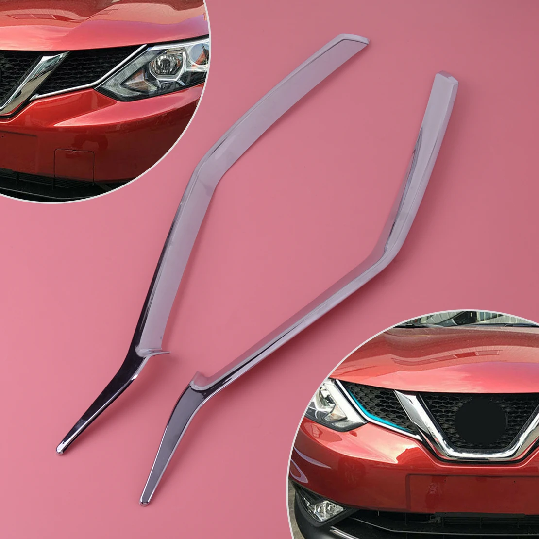 beler Silver 2pcs Front Grille Grill Mesh Cover Trim Insert Molding ABS Fit For Nissan Qashqai J11 2014 2015 2016 2017
beler Silver 2pcs Front Grille Grill Mesh Cover Trim Insert Molding ABS Fit For Nissan Qashqai J11 2014 2015 2016 2017