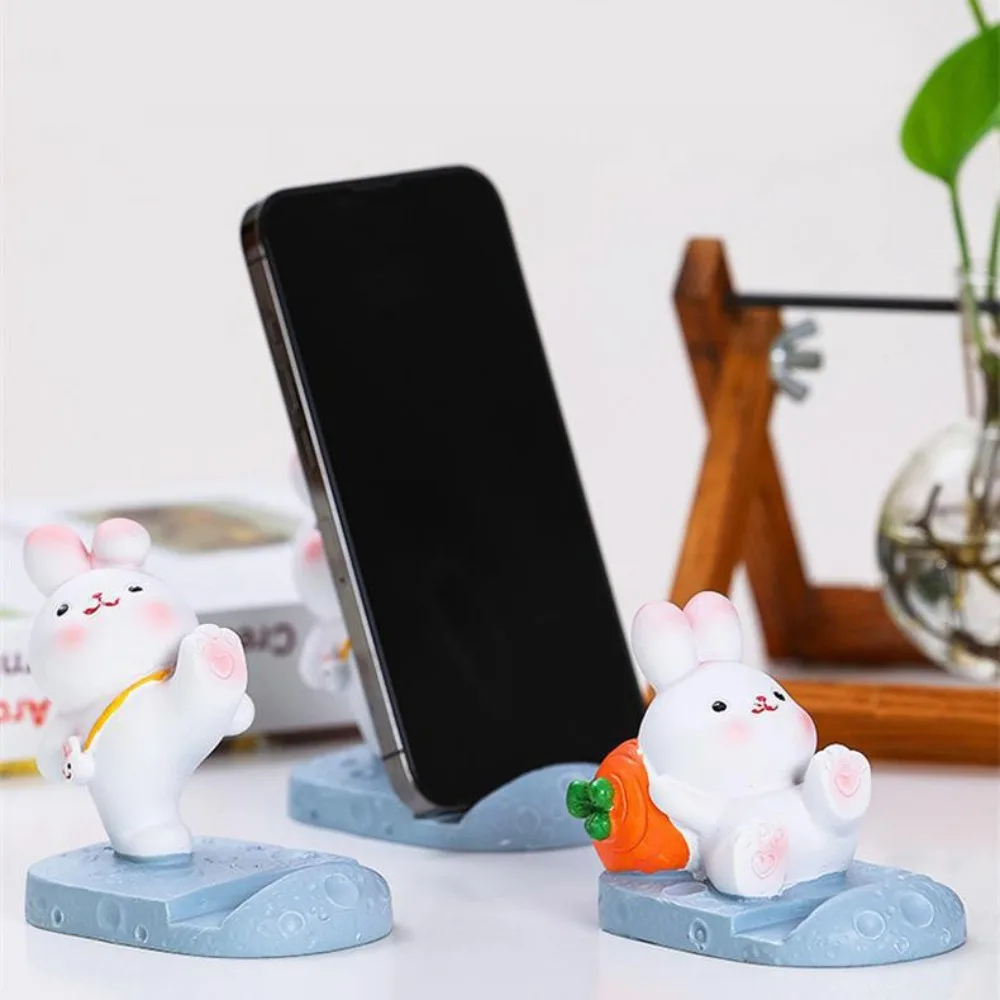 White Rabbit Creative Phone Holder Desk Decor Universal Cell Phone Bracket Cartoon Cute Mobile Phone Stand Small Gifts
White Rabbit Creative Phone Holder Desk Decor Universal Cell Phone Bracket Cartoon Cute Mobile Phone Stand Small Gifts