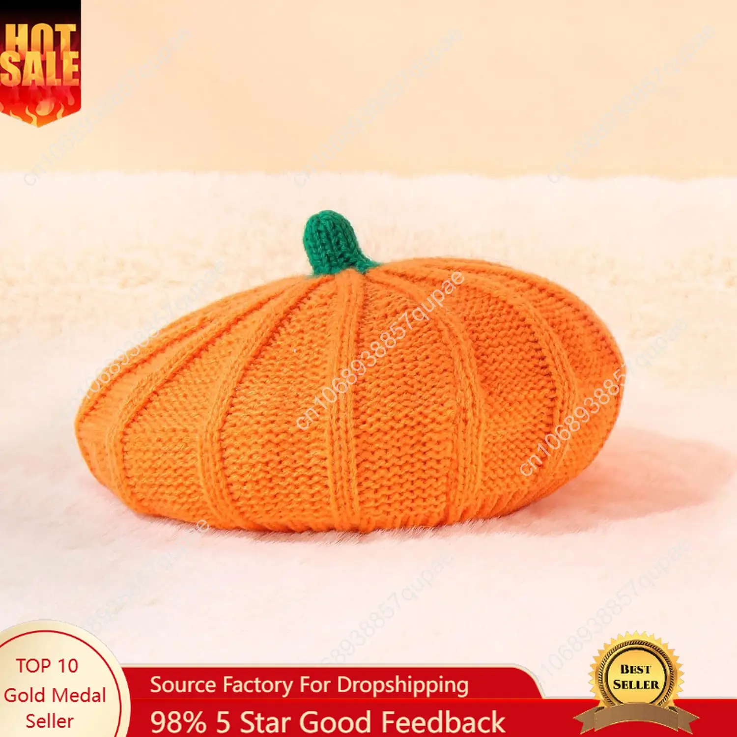 Pumpkin Hat Women Winter Warm Beret Hat Halloween Pumpkin Knit Beanie Cap for Adult Knitted Hat for Halloween Party
Pumpkin Hat Women Winter Warm Beret Hat Halloween Pumpkin Knit Beanie Cap for Adult Knitted Hat for Halloween Party
