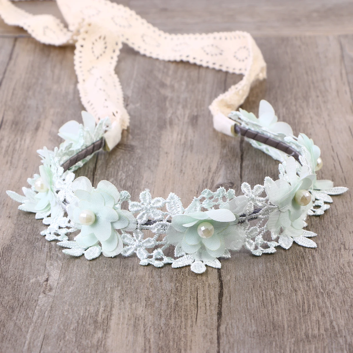Flower Hair Band Wreath Crown Elegant Lace Embroidery Headband For Girls Women Party Wedding Gift Green Soft Comfortable
Flower Hair Band Wreath Crown Elegant Lace Embroidery Headband For Girls Women Party Wedding Gift Green Soft Comfortable
