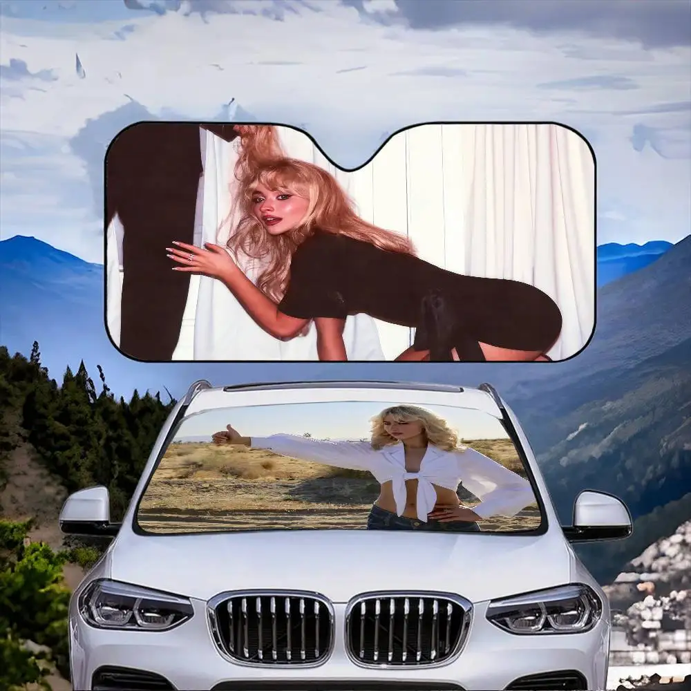 Singer S-Sabrina C-Carpenter Music Car SunShade Windshield Anti-UV Protection Front Shade Attachment Sun Visor Protective Cover
Singer S-Sabrina C-Carpenter Music Car SunShade Windshield Anti-UV Protection Front Shade Attachment Sun Visor Protective Cover