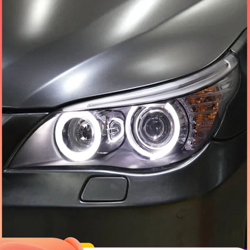Car Accessories head lamp For BMW 5 Series E60 Headlight assembly 2003-2010 LED Headlight DRL Angel Eye Projector Lens Beam
Car Accessories head lamp For BMW 5 Series E60 Headlight assembly 2003-2010 LED Headlight DRL Angel Eye Projector Lens Beam