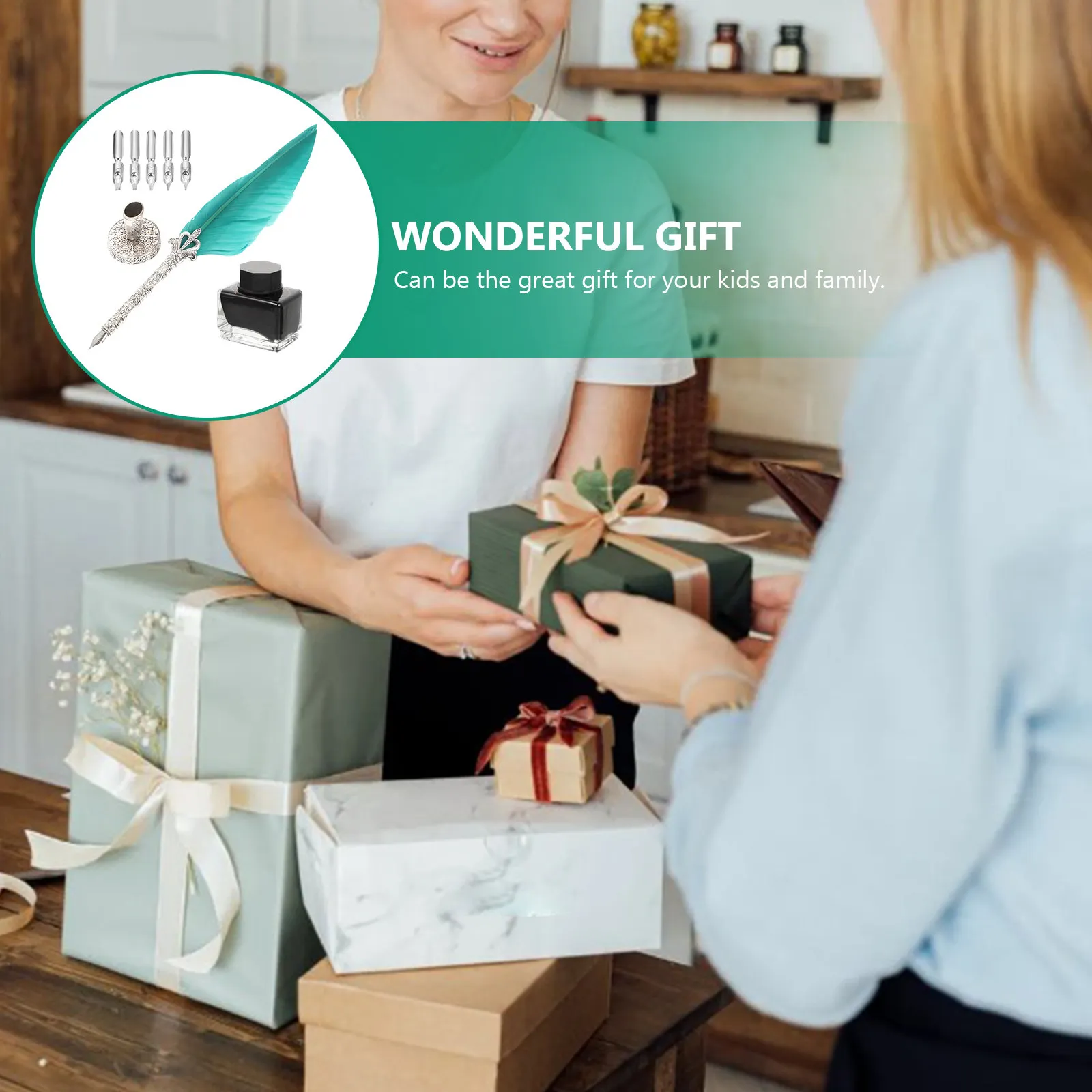 1Set Wing Fountain Style Dip Pen Premium Stainless Steel Calligraphy Writing Tool for Signature Office Business Gift
1Set Wing Fountain Style Dip Pen Premium Stainless Steel Calligraphy Writing Tool for Signature Office Business Gift