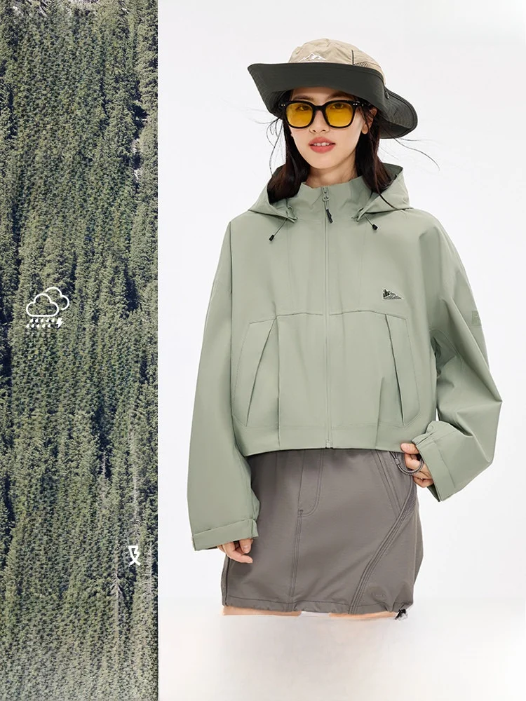 Snow Flying 2026 Spring Women's Short Hard Waterproof Jacket Outdoor Climbing Street Style Unisex Polyester Fiber Coat
Snow Flying 2026 Spring Women's Short Hard Waterproof Jacket Outdoor Climbing Street Style Unisex Polyester Fiber Coat