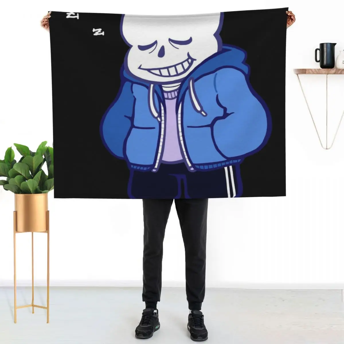 Sans Throw Blanket All Season Lightweight Soft Blanket for Bed
Sans Throw Blanket All Season Lightweight Soft Blanket for Bed