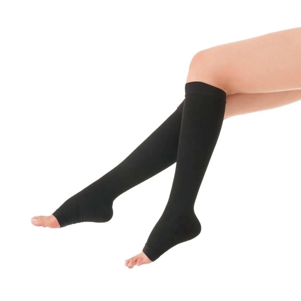 Peep Toe Pressure Level 2 Varicose Veins Socks Circulation Elastic 23-32mmHg Compression Socks Black Athletic Recovery
Peep Toe Pressure Level 2 Varicose Veins Socks Circulation Elastic 23-32mmHg Compression Socks Black Athletic Recovery