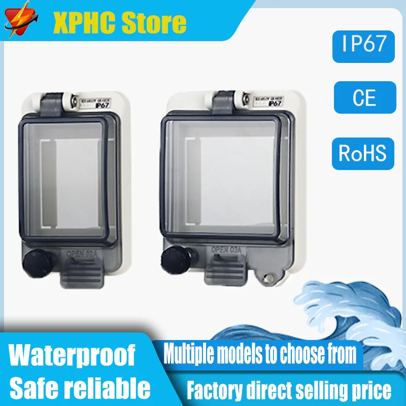 IP67 Transparent Protective Window Cover Circuit Breaker Distribution Box ABS Plastic For Waterproof Switch Cover Breakers
IP67 Transparent Protective Window Cover Circuit Breaker Distribution Box ABS Plastic For Waterproof Switch Cover Breakers