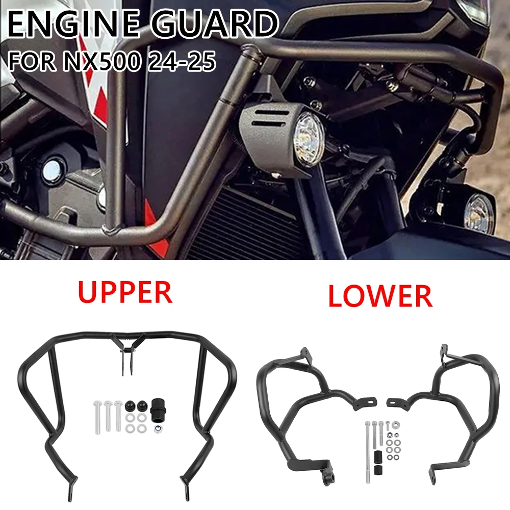 NX500 Motorcycle Highway Engine Guard For Honda NX 500 2024-2025 Crash Bars Fairing Bumper Stunt Cage Protector Accessories
NX500 Motorcycle Highway Engine Guard For Honda NX 500 2024-2025 Crash Bars Fairing Bumper Stunt Cage Protector Accessories