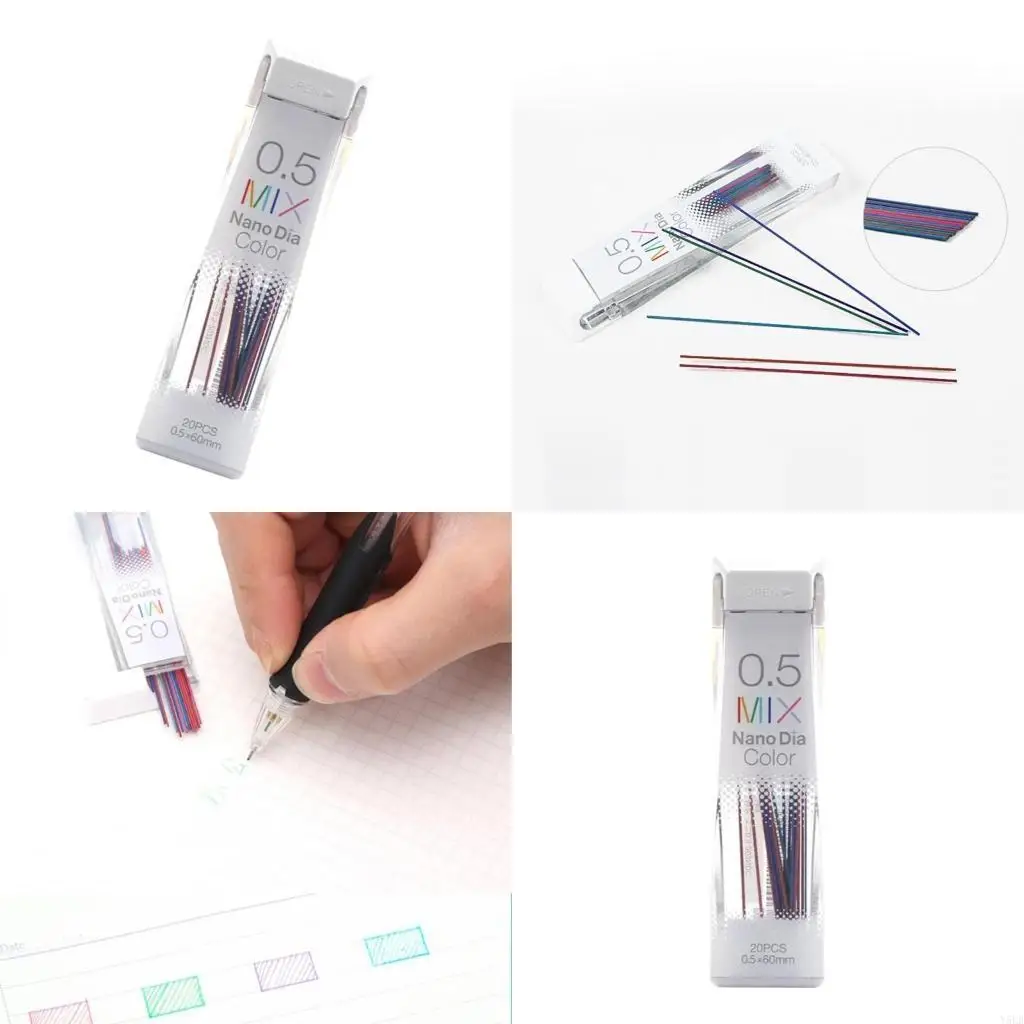 Y5LB 20Pieces 0.5MM Colored Pencil Refills for 0.5MM Automatic Mechanical Pencil Drawing Sketching Art
Y5LB 20Pieces 0.5MM Colored Pencil Refills for 0.5MM Automatic Mechanical Pencil Drawing Sketching Art