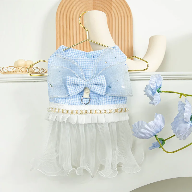 Blue Pet Dress Puppy Fashion Princess Skirt Summer New Dog Clothes Teddy Two-legged Clothing XS-XL Pet Supplies
Blue Pet Dress Puppy Fashion Princess Skirt Summer New Dog Clothes Teddy Two-legged Clothing XS-XL Pet Supplies