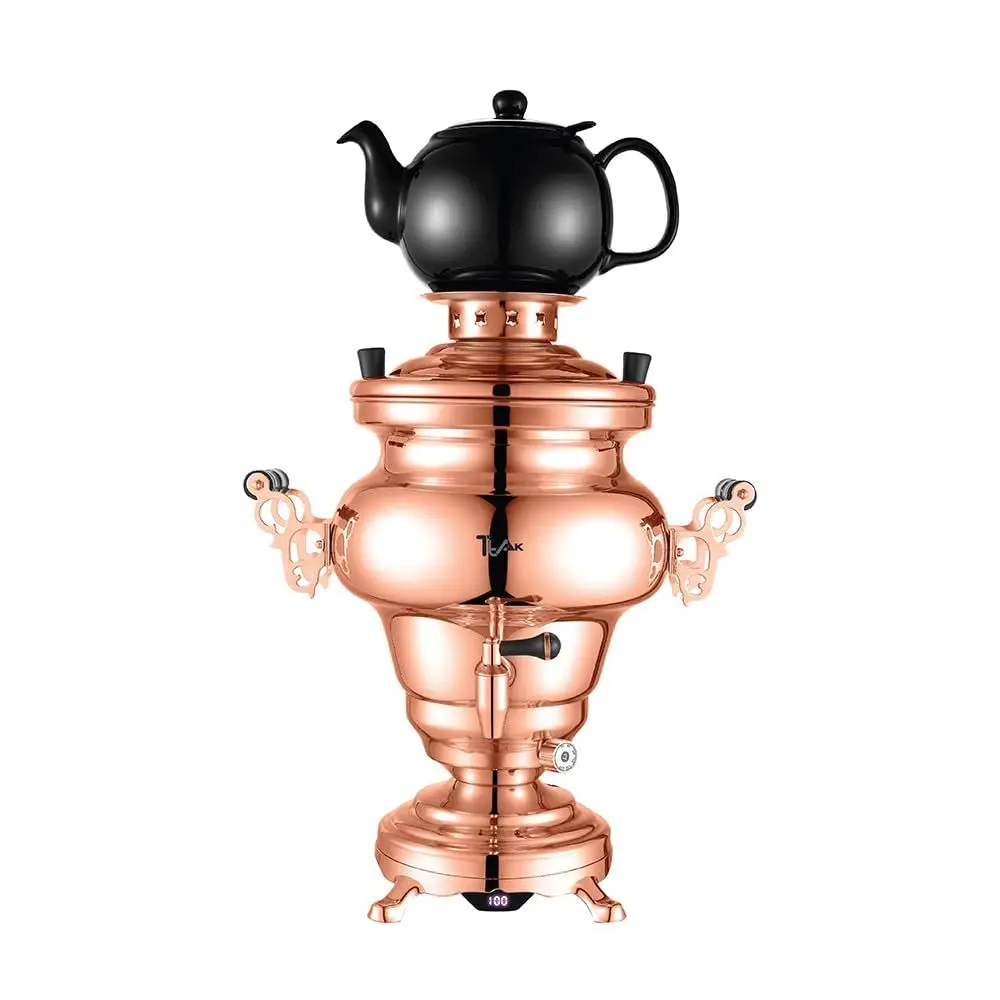 Stainless Steel Copper Design Samovar Premium Modern Design Tea Kettle Overheat Protection Porcelain Teapot 1.2 Liters Large St
Stainless Steel Copper Design Samovar Premium Modern Design Tea Kettle Overheat Protection Porcelain Teapot 1.2 Liters Large St