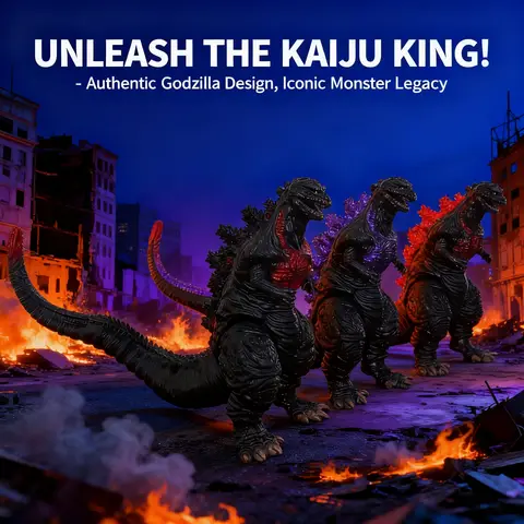Shin Godzilla Red Lotus Soft Glue Model 17cm Movable Action Figure Monster Dinosaur Kids Toys Gifts Godzilla Movie 3 Colors