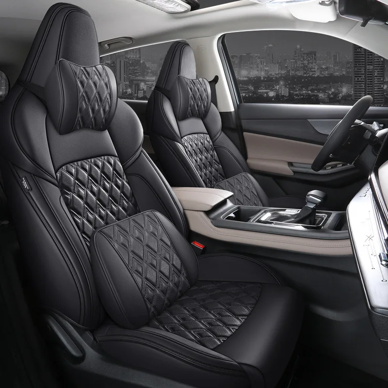 Custom Car Seat Covers Full set For Changan CS55 PLUS 2022 2023 With Headrest Car Neck Pillow Seat Protective Cover Accessories
Custom Car Seat Covers Full set For Changan CS55 PLUS 2022 2023 With Headrest Car Neck Pillow Seat Protective Cover Accessories