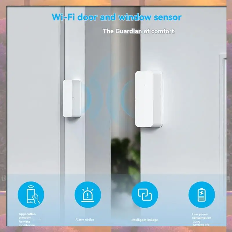 Лидер продаж TUYA WIFI с поддержкой умного датчика для дверей и окон, беспроводная сигнализация для домашней безопасности
Лидер продаж TUYA WIFI с поддержкой умного датчика для дверей и окон, беспроводная сигнализация для домашней безопасности