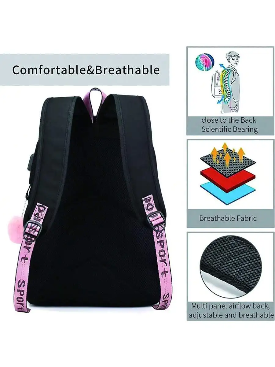 Sports Backpack Oxford Fabric Adjustable Straps Breathable Back Panel With Charging Port
Sports Backpack Oxford Fabric Adjustable Straps Breathable Back Panel With Charging Port
