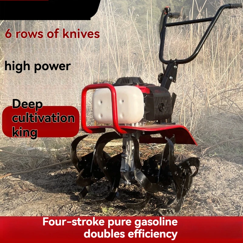 Micro tiller, small agricultural rotary tiller, household weeding, trenching, plowing, plowing
Micro tiller, small agricultural rotary tiller, household weeding, trenching, plowing, plowing