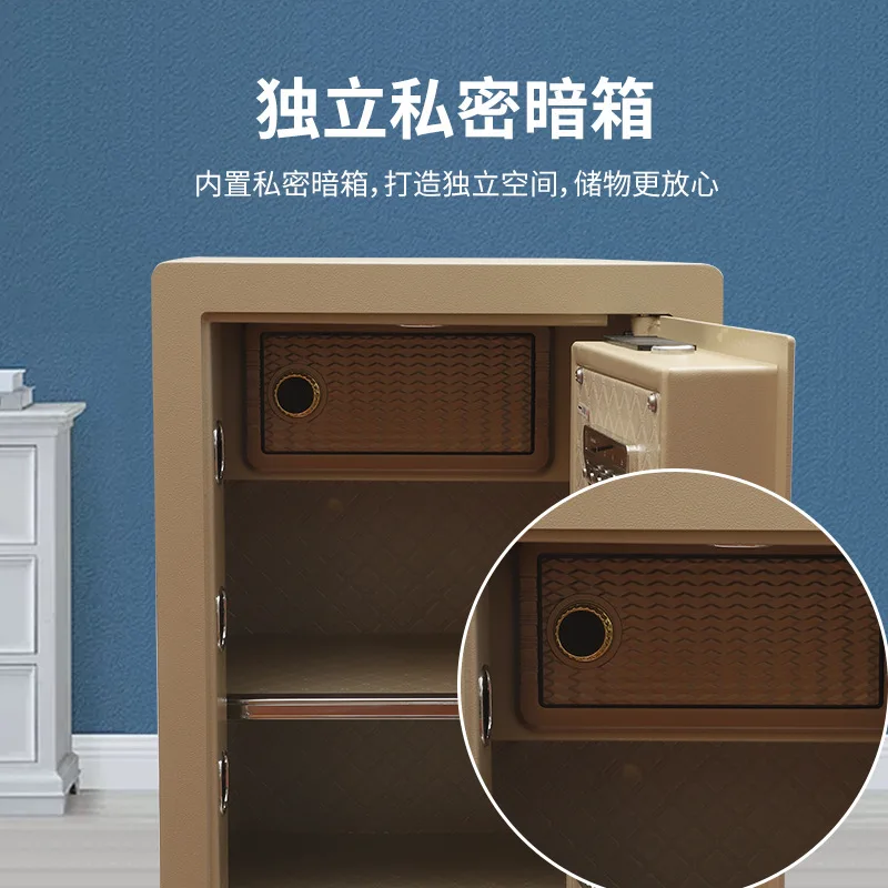 Умный стальной противоугонный домашний сверхмощный офисный сейф, противоугонный сейф с тяжелым паролем, отпечатками пальцев, прикроватный сейф
Умный стальной противоугонный домашний сверхмощный офисный сейф, противоугонный сейф с тяжелым паролем, отпечатками пальцев, прикроватный сейф