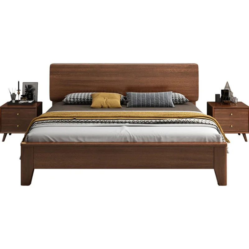 Скандинавская массив дерева 1,8 метра, двойной орех, современная простая кровать для главной спальни, 1,5 м, свадебная кровать, светлая роскошная мебель
Скандинавская массив дерева 1,8 метра, двойной орех, современная простая кровать для главной спальни, 1,5 м, свадебная кровать, светлая роскошная мебель