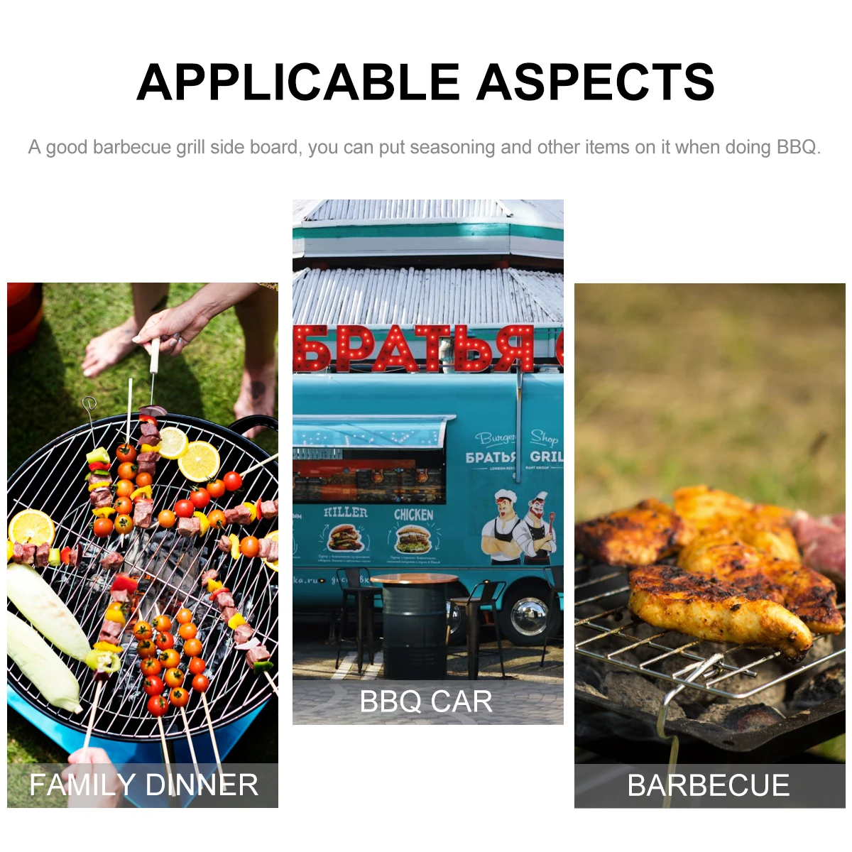 BBQ Seasoning Board Storage Rack Grill Portable Shelf Iron for Accessories Indoor Barbecue Side
BBQ Seasoning Board Storage Rack Grill Portable Shelf Iron for Accessories Indoor Barbecue Side