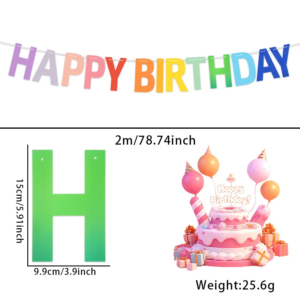 1Set Happy Birthday Flag Banner Colorful Paper Birthday Party Decoration Party Supplies Shower Banner
1Set Happy Birthday Flag Banner Colorful Paper Birthday Party Decoration Party Supplies Shower Banner