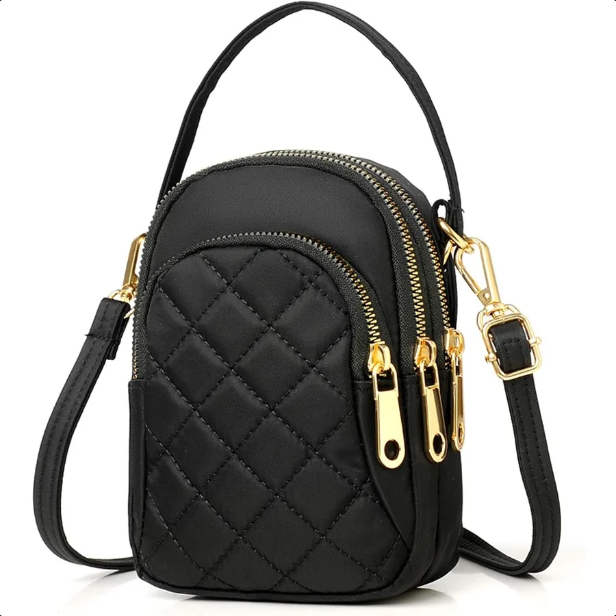 Small Crossbody Phone Bag for Women Quilted Purse Nylon Cell Phone Cross Body Wallet iphone Handbag
Small Crossbody Phone Bag for Women Quilted Purse Nylon Cell Phone Cross Body Wallet iphone Handbag