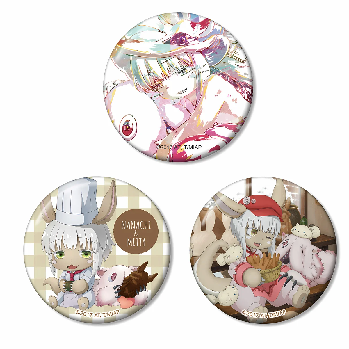 58mm Anime From The Abyss Cosplay Nanachi Pin SPTE Tinplate Brooch Prop Gilf
58mm Anime From The Abyss Cosplay Nanachi Pin SPTE Tinplate Brooch Prop Gilf
