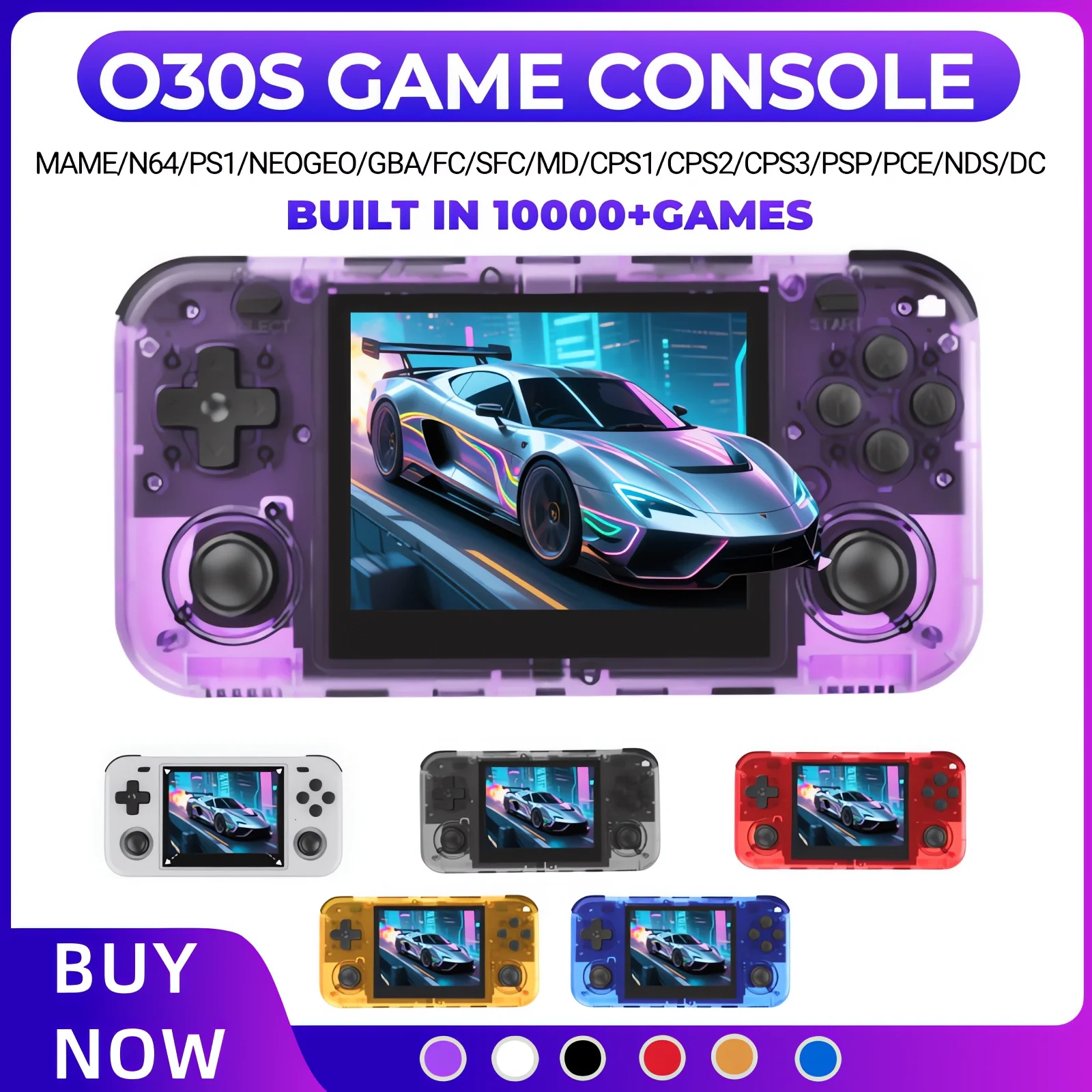 Smartdude o30s retro handheld console de videogame 3.5 Polegada ips tela player criança portátil bolso player vídeo com 64g cart
Smartdude o30s retro handheld console de videogame 3.5 Polegada ips tela player criança portátil bolso player vídeo com 64g cart