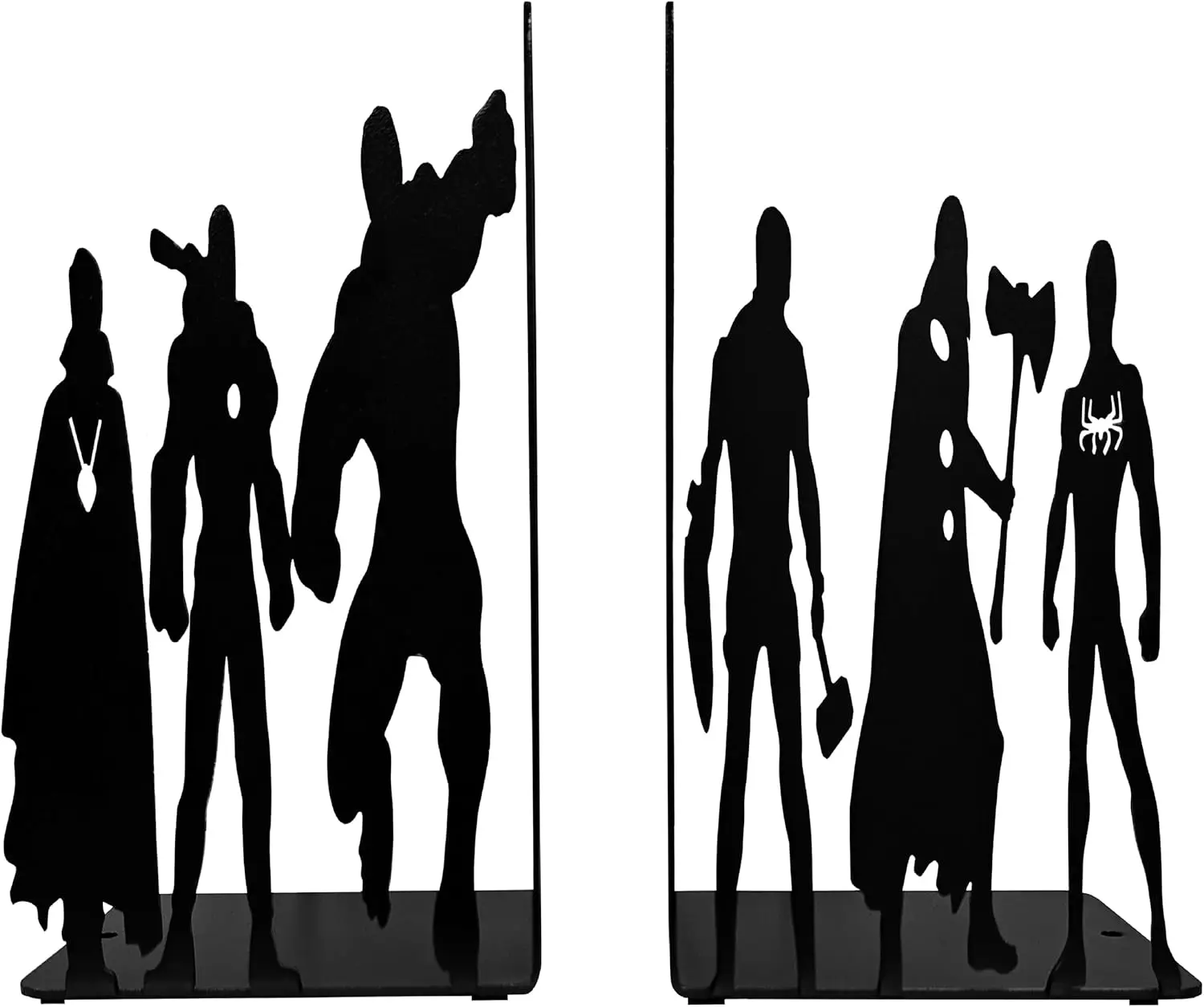 Superhero Metal Bookends, 8 inch Height, 11 inch Width, 4 inch Depth, Black Powder Coated, 3 lbs, Decorative Bookends fo
Superhero Metal Bookends, 8 inch Height, 11 inch Width, 4 inch Depth, Black Powder Coated, 3 lbs, Decorative Bookends fo