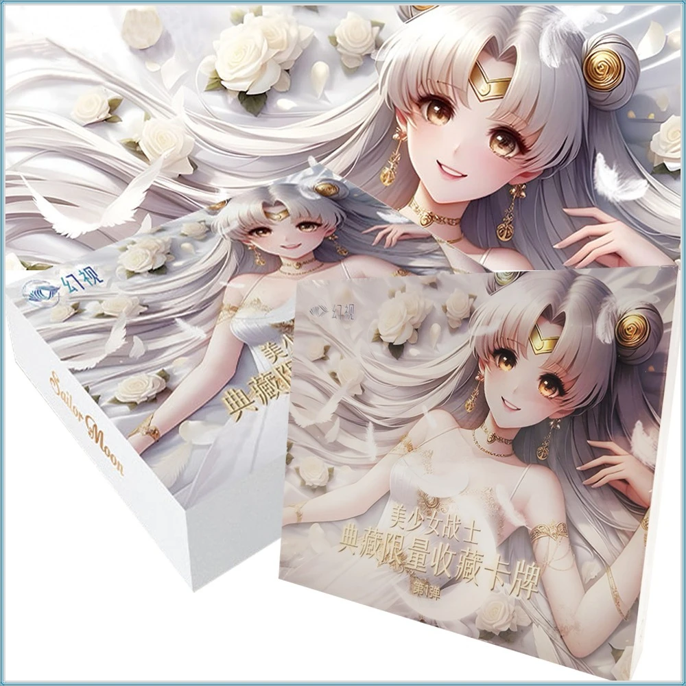 Fantasy Love Anime IP Sailor Moon Magical Girl Gorgeous Elegant Romantic and Charming Figures Collection Cards Children Toy Gift
Fantasy Love Anime IP Sailor Moon Magical Girl Gorgeous Elegant Romantic and Charming Figures Collection Cards Children Toy Gift