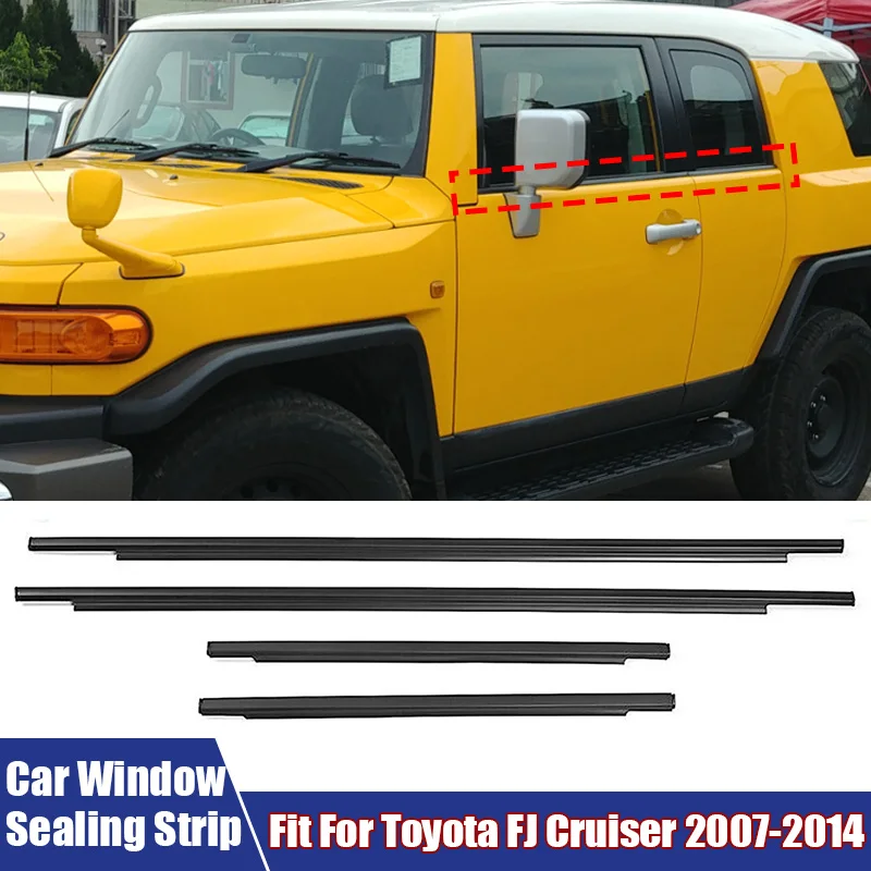 For Toyota FJ Cruiser 2007-2014 Left Right Window Glass Waterproof Rubber Sealing Strip Pressure Weather Strip Car Accessories
For Toyota FJ Cruiser 2007-2014 Left Right Window Glass Waterproof Rubber Sealing Strip Pressure Weather Strip Car Accessories