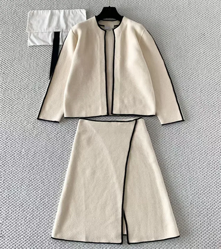 Customization European women's clothing for summer 2026 - new styles Long-sleeved cotton knitted sweater cardigan skirt set
Customization European women's clothing for summer 2026 - new styles Long-sleeved cotton knitted sweater cardigan skirt set