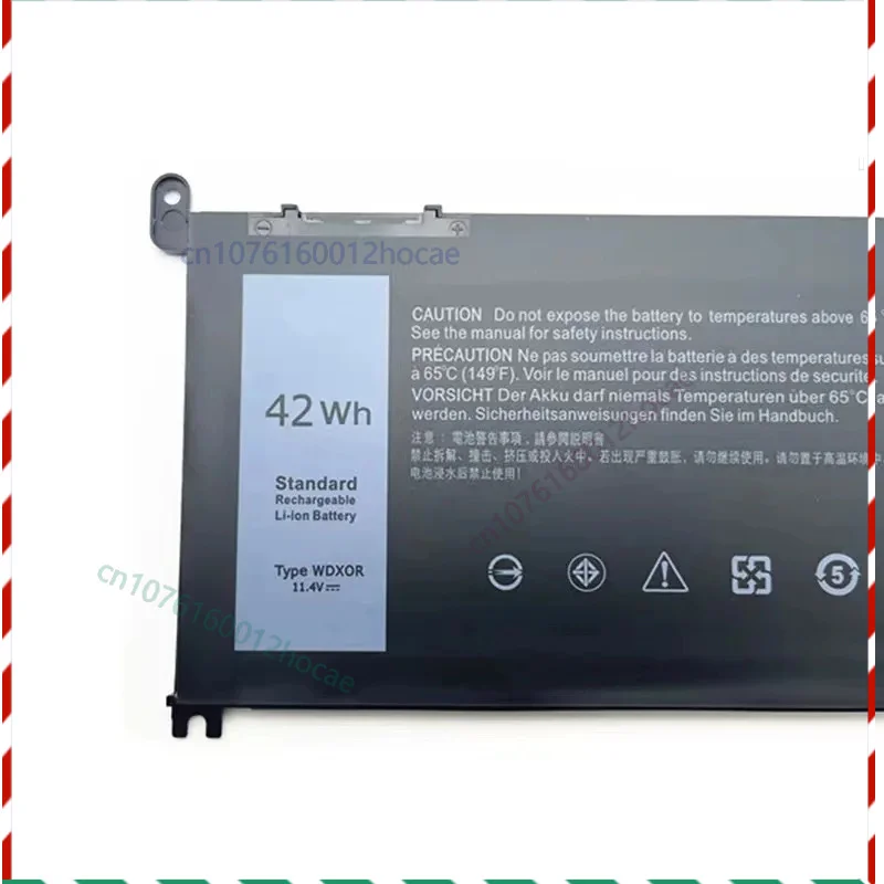 Battery WDXOR 11.4V 42Wh For Dell Inspiron 13 14 15 17 5000 7000 P69G001 5378 5379 5770 5570 P69G Vostro 5471
Battery WDXOR 11.4V 42Wh For Dell Inspiron 13 14 15 17 5000 7000 P69G001 5378 5379 5770 5570 P69G Vostro 5471