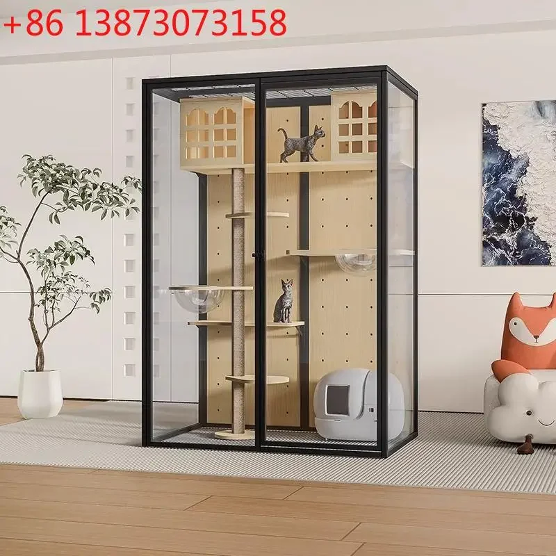 Cat Villa Home Indoor Cat Cage Luxury Cattery Cat Nest Large
Cat Villa Home Indoor Cat Cage Luxury Cattery Cat Nest Large