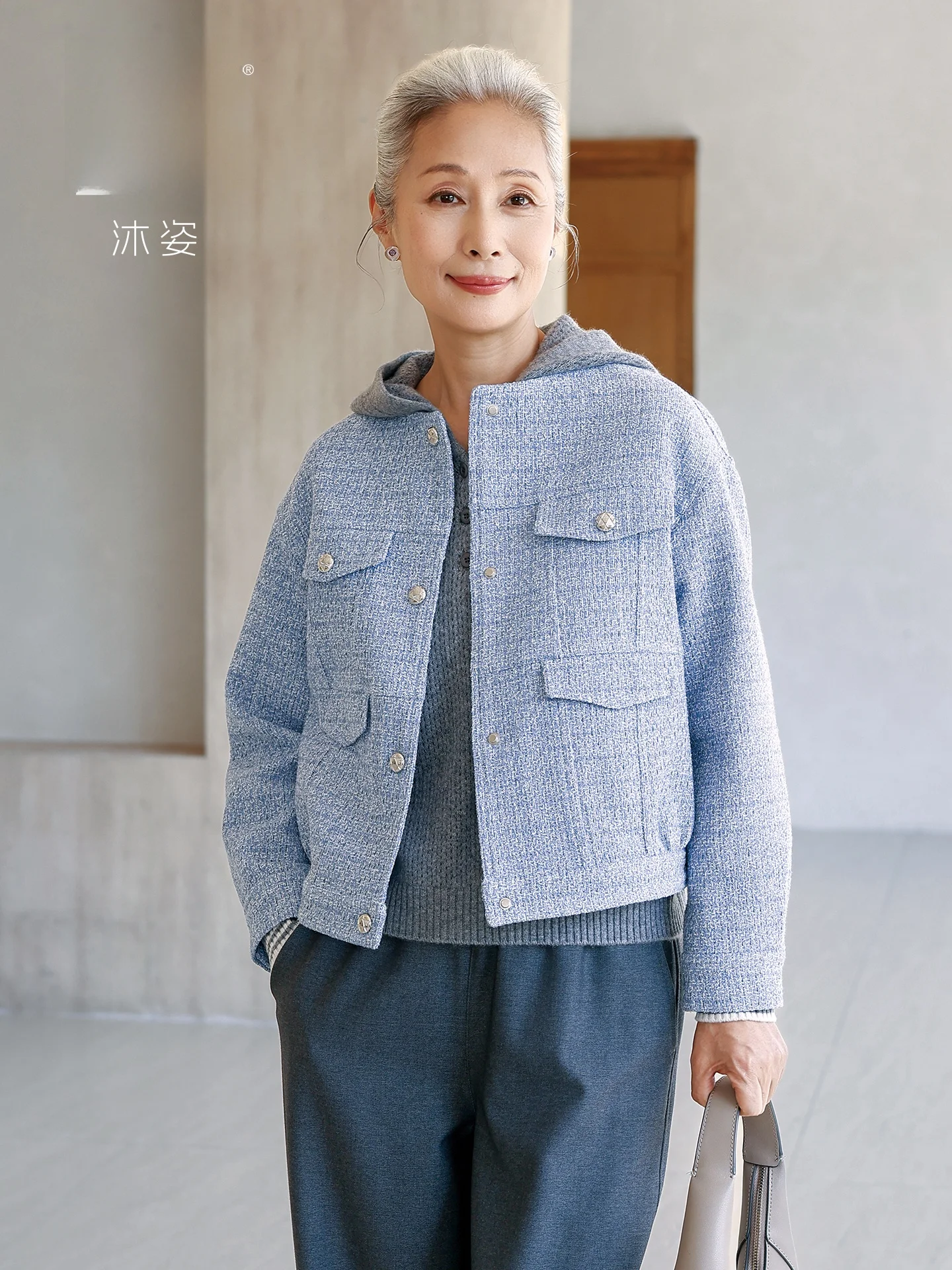 Muzhi Short Jacket Coarse Flower Pattern Small Fragrance Style Spring Autumn Women's Clothing for Middle-Aged And Elderly Mot...
Muzhi Short Jacket Coarse Flower Pattern Small Fragrance Style Spring Autumn Women's Clothing for Middle-Aged And Elderly Mot...