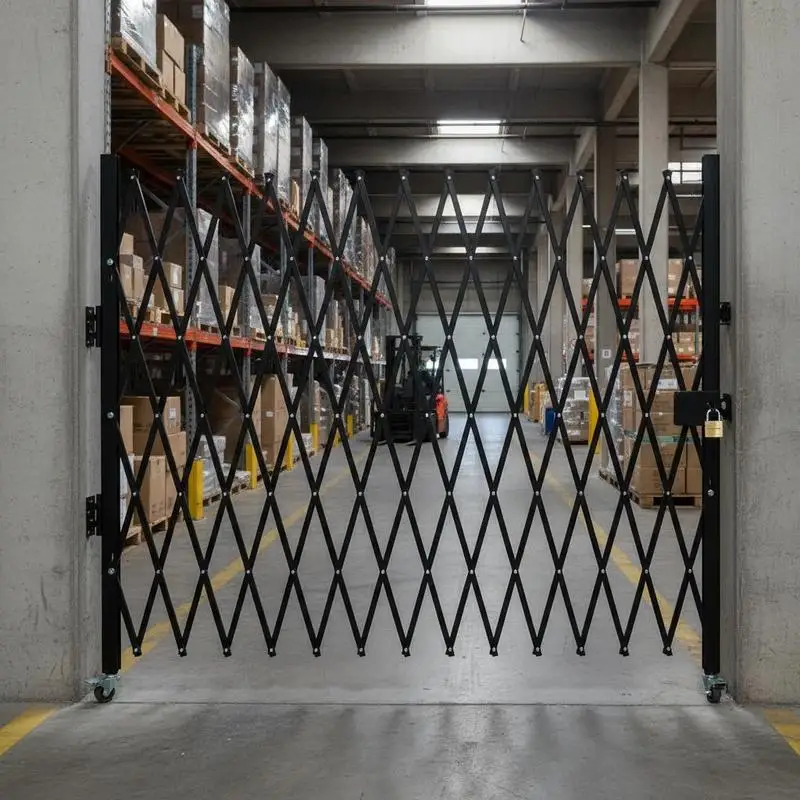 Single Folding Security Gate, 7 ft H x 7 ft W Folding Door Gate, Steel Accordion Security Gate, Flexible Expanding Security Gate, 360° Rolling Barricade Gate, Scissor Gate/Door with Padlock
Single Folding Security Gate, 7 ft H x 7 ft W Folding Door Gate, Steel Accordion Security Gate, Flexible Expanding Security Gate, 360° Rolling Barricade Gate, Scissor Gate/Door with Padlock