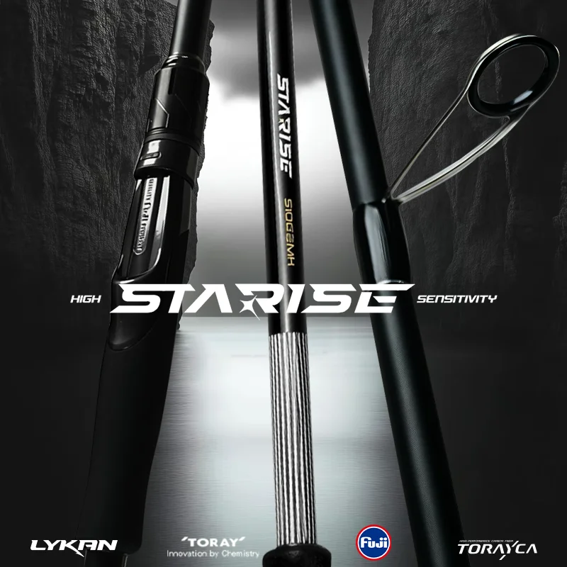 ZGLY 26 Lykan STARISE Star Rise Lightweight Ultra Long Casting Lure Rod for Qiangui and Sea Bass Fishing
ZGLY 26 Lykan STARISE Star Rise Lightweight Ultra Long Casting Lure Rod for Qiangui and Sea Bass Fishing