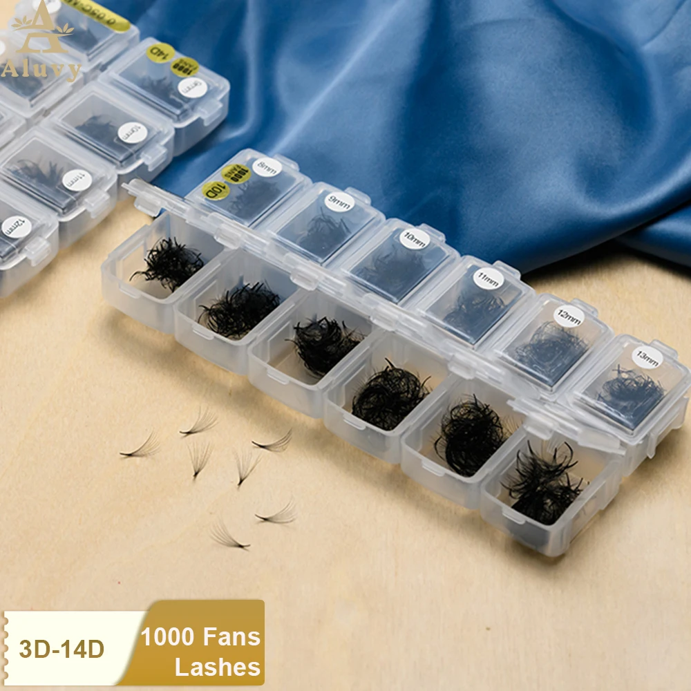1000 Fans Loose Fan Lashes Eyelash Extensions 5D 6D 8D 10D Pointy Base Premade Medium Stem Sharp Thin Russian Volume Lashes
1000 Fans Loose Fan Lashes Eyelash Extensions 5D 6D 8D 10D Pointy Base Premade Medium Stem Sharp Thin Russian Volume Lashes